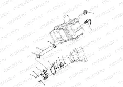 WATER PUMP Magnum 2X4 W967544 (4936033603C012) | WATER PUMP Magnum 2X4 W967544 (4936033603C012)