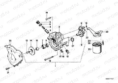 Waterpump/oilpump - oil filter