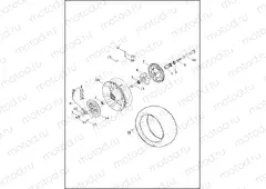 WHEEL, REAR