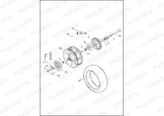 WHEEL, REAR