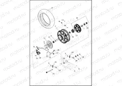 WHEEL, REAR