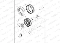 WHEEL, REAR