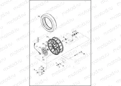 WHEEL, REAR