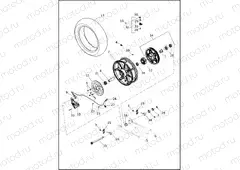 WHEEL, REAR