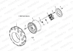 WHEEL | WHEEL, FRONT - A07MH76FA (4999200299920029C01)