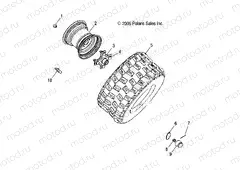WHEEL | WHEEL, REAR - A05PB20EA/EB/EC/ED (4999202449920244B11)