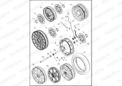 WHEELS, FRONT, CAST AND SLOTTED (1 OF 2)