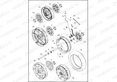 WHEELS, FRONT, CAST AND SLOTTED (2 OF 2)
