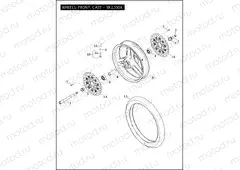 WHEELS, FRONT, CAST - XR1200X