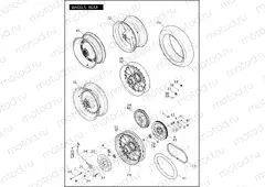 WHEELS, REAR (1 OF 2)