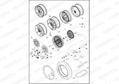 WHEELS, REAR (1 OF 2)