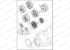 WHEELS, REAR (2 OF 2)