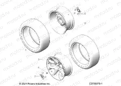 WHEELS | WHEELS, 16 INCH DOT - L22G2AEALA/DEALA/4AEALA/6AEALA (C0755076-1)