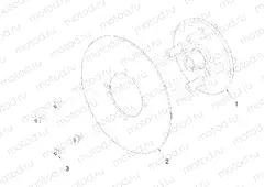 WHEELS | WHEELS, COMPONENTS, END, 9.21 INCH, DISC 4 BOLT - e2/e4/eS/eL (49GEMWHEELS11END9.21)