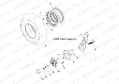 WHEELS | WHEELS, FRONT - A13EA32AA (49ATVWHEELFRT10TBLZR)