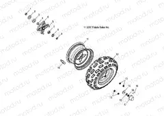 WHEELS | WHEELS, FRONT - A18YAP20A8/N8 (49ATVWHEELFRT08PHX)