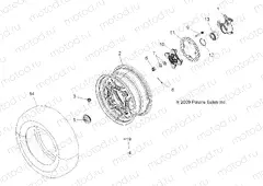 WHEELS | WHEELS, FRONT and HUB - A15SVA85FD (49ATVWHEELFRT10SPXP550)
