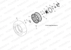 WHEELS | WHEELS, FRONT and HUB - A15SXE95FK (49ATVWHEELFRT15F1EU)