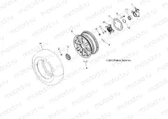 WHEELS | WHEELS, FRONT and HUB - A18SVS95CR/ER