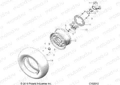 WHEELS | WHEELS, FRONT and HUB - A20SXA85A1/A7/CA1/CA7 (C102012)