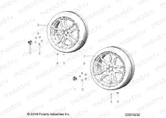 WHEELS | WHEELS, FRONT AND REAR (SL MODELS) - T20AAPHD ALL OPTIONS (C0513232)