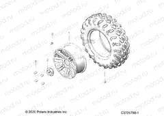 WHEELS | WHEELS, FRONT - G20GAJ99AK/AS/BK/BS (C0701798-1)