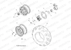 WHEELS | WHEELS, FRONT - R11VH76/VY76 ALL OPTIONS (49RGRWHEELFRT09RZR)