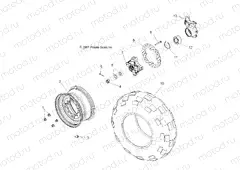 WHEELS | WHEELS, FRONT - R12VH57AD (49RGRWHEELFRT12RZR570)