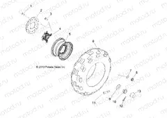 WHEELS | WHEELS, FRONT - R13RH45AG (49RGRWHEELFRT11500EFI)