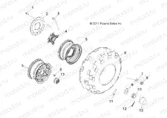 WHEELS | WHEELS, FRONT - R13RH50AG/AH/AM/AR (49RGRWHEELFRT12500)