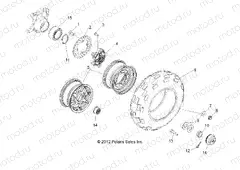 WHEELS | WHEELS, FRONT - R13WH76AG/AR/EAH/EAI (49RGRWHEELFRT13CREW)