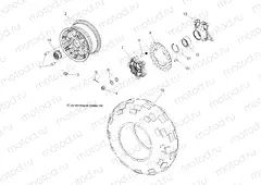 WHEELS | WHEELS, FRONT - R13XT87AA/9EAK (49RGRWHEELFRT11RZR875)