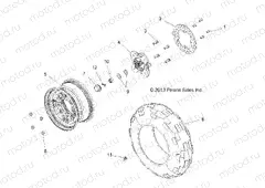 WHEELS | WHEELS, FRONT - R151DPD1AA/2D (49BRUTUSWHEEL13)