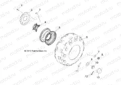 WHEELS | WHEELS, FRONT - R15RUA57AA/E57AC (49RGRWHEELFRT14570)
