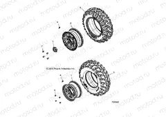 WHEELS | WHEELS, FRONT - R16RGE99A7/AE/AV (700843)