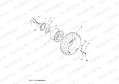 WHEELS | WHEELS, FRONT - R16RVAD1A1 (49RGRWHEELFRT151KDSL)
