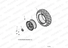WHEELS | WHEELS, FRONT - R18RGE99FM/EFB/SCM/SCB/SFM/CCM (701376)