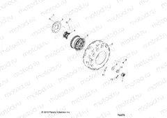 WHEELS | WHEELS, FRONT - R20MAE57BH (702676)