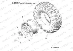 WHEELS | WHEELS, FRONT - R21T6U99AP/AG/BP/BG (C700025)