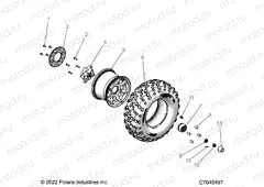 WHEELS | WHEELS, FRONT - R23MAE57DX (C7045497)
