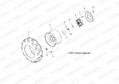 WHEELS | WHEELS, FRONT TIRE and BRAKE DISC - A15DAA57EJ/EH (49ATVWHEELFRT14SP325)