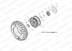 WHEELS | WHEELS, FRONT TIRE and BRAKE DISC - A15DAE57EK (49ATVWHEELFRT15ACEEU1)