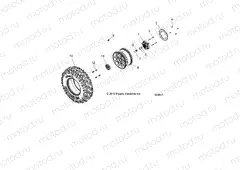 WHEELS | WHEELS, FRONT TIRE and BRAKE DISC - A18DCE87BB (100641)