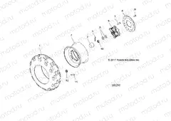 WHEELS | WHEELS, FRONT TIRE and BRAKE DISC - A20SWE57A1/3A1 (101290)