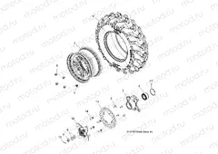 WHEELS | WHEELS, FRONT - Z15VAA87AJ/AC (49RGRWHEELFRT15Z90050)