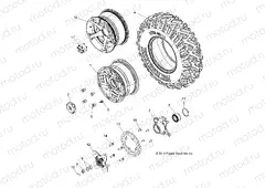 WHEELS | WHEELS, FRONT - Z15VAE87AK/AS/AI/AN/X87AL (49RGRWHEELFRT15Z900AL)