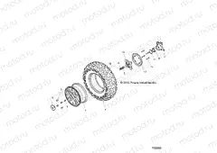 WHEELS | WHEELS, FRONT - Z16VDE92NH/NW (700295)