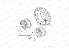 WHEELS | WHEELS, FRONT - Z20A5A87B2/E87BP/BK/BX (702060)