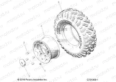 WHEELS | WHEELS, FRONT - Z20A5K87BG (C701009-1)