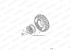 WHEELS | WHEELS, FRONT - Z20ASA87B2/E87BH/BW (701140)